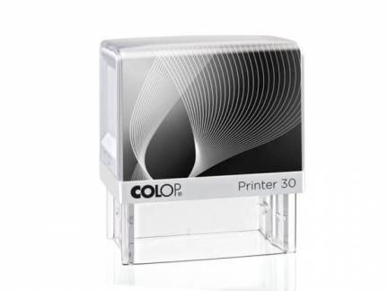 Colop Printer 30 Stempel Med Tekstplade Og Sort Pude