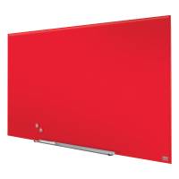 Nobo Diamond magnetisk glastavle 1264x711mm rød