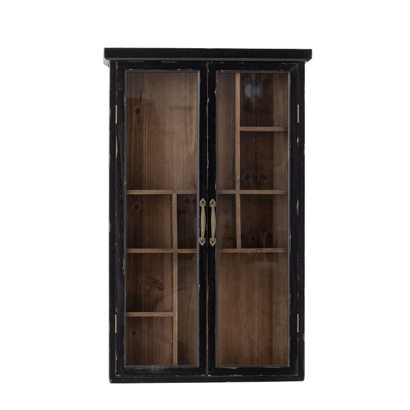 Creative Collection Hazem v&aelig;gskab 50x80x14cm fyrretr&aelig; sort