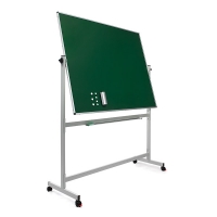 Office mobil vendbar kridttavle 200x120cm grøn