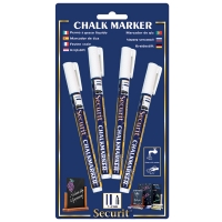 Kridt marker penne 2mm, pakke med 4 stk
