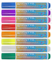 Kridt marker penne 3mm hvid