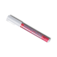 Kridt marker penne 3mm hvid