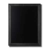 Menu kridttavle med sort bejdset ramme 50x60cm