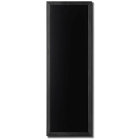 Menu kridttavle med sort bejdset ramme 56x150cm