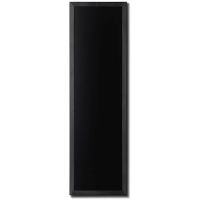 Menu kridttavle med sort bejdset ramme 56x170cm