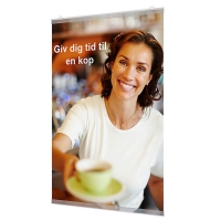 Plakatlister i klar plast 100 cm