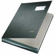 Leitz underskriftmappe A4 20 blade PP-folie sort