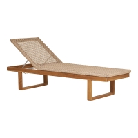 Derby solseng i teak og polyrattan