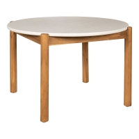 Terracina have spisebord rundt Ø120cm akacie/terrazzo