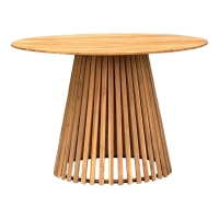 Nashville spisebord Ø130cm teak natur