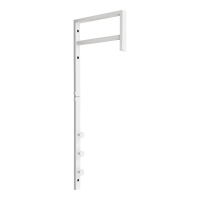 Trento tøjstativ 3x30x82cm bambus hvid