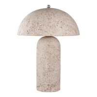 Astley bordlampe Ø36,5cm papmaché grå