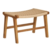 Derby fodskammel teak 60x40x42cm natur