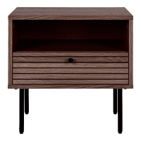 Kyoto hjørnebord 50x40x50cm egefiner brun