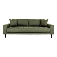 Lido 3 personers loungesofa 210x93x76cm grøn