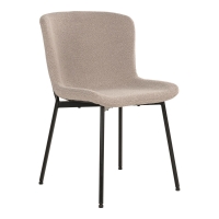 Maceda spisebordsstol bouclé beige