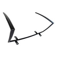 Monaco armlæn metal sort