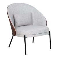 Canelas loungestol 78x71x81cm grå