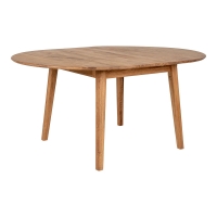 Metz spisebord 118x158x75,5cm egetræ natur
