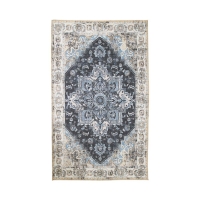 Havana tæppe 160x230cm chenille polyester blå