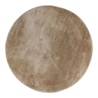 Miami tæppe Ø160cm polyester sand