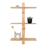 Almelo hylde 50x15x83 cm fyrretræ natur