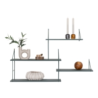 Harlem væghylde 99x14,5x62cm grøn