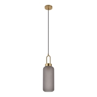 Luton pendel loftlampe Ø13cm cylinderformet guld