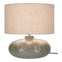 Oldham bordlampe Ø36cm keramik grøn
