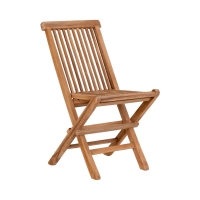 Toledo børne spisebordstol sæt af 2 teak natur