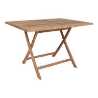 Oviedo havebord teak 120x80x75cm natur