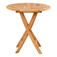 Oviedo cafébord Ø70cm teak natur