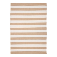 Pina tæppe 200x300cm PET genbrugsplast beige