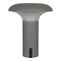 Ramsey LED lampe Ø17cm genopladelig grå