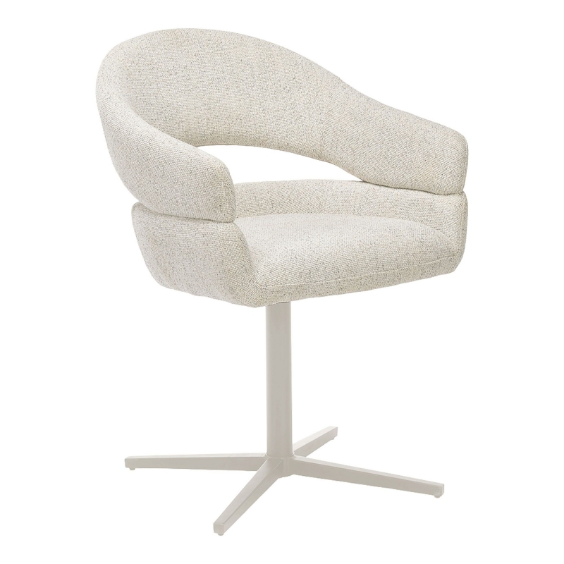 Dover spisebordsstol med drejefod beige