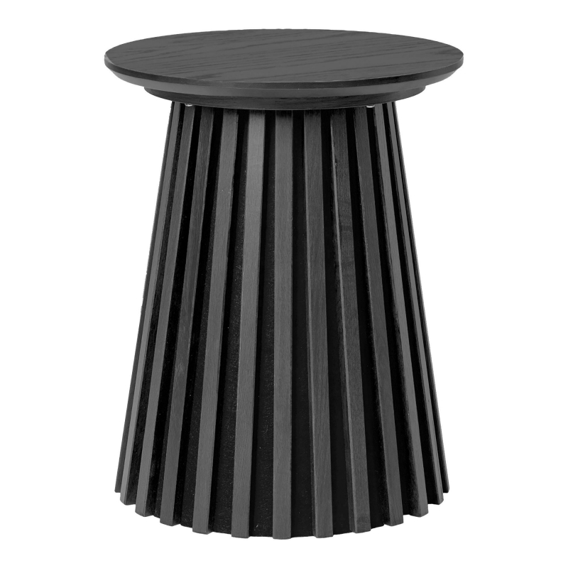 Osaka hjørnebord Ø40cm egefiner sort