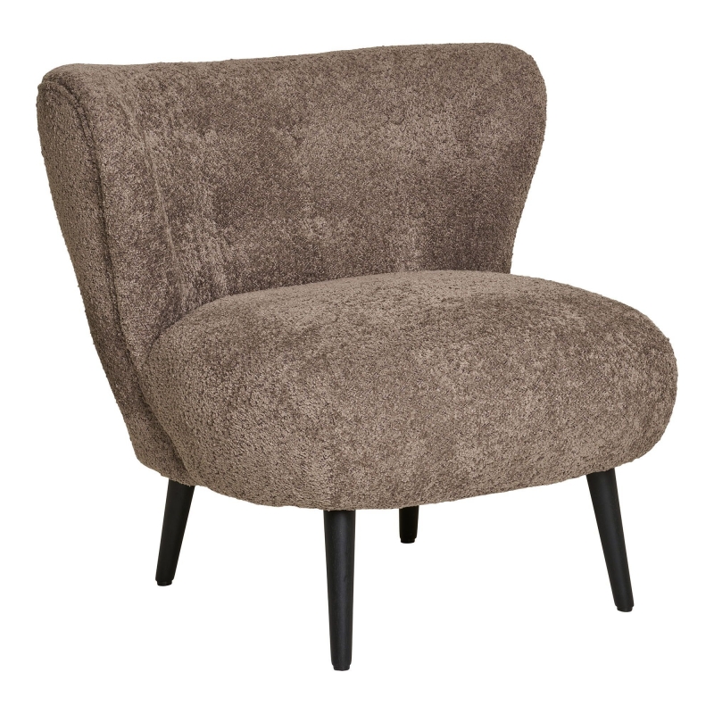 Covelo loungestol 77x77x73cm brun
