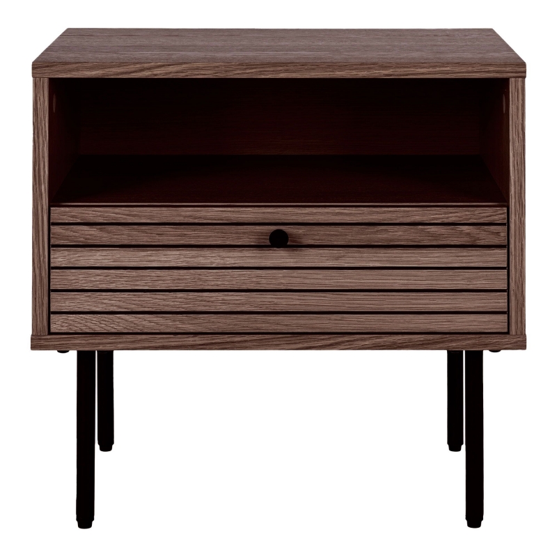 Kyoto hjørnebord 50x40x50cm egefiner brun