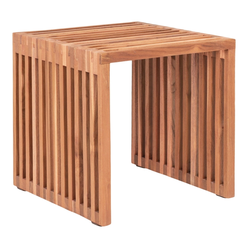 Pego sidebord 40x40x40cm teaktræ