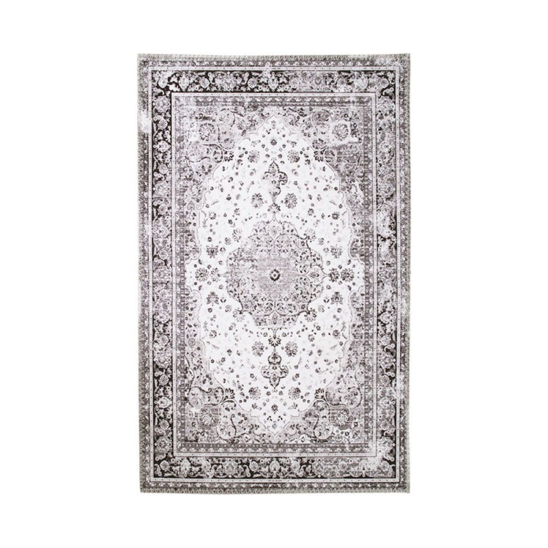 Havana tæppe 160x230cm chenille polyester sort