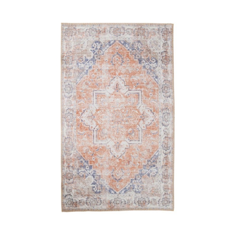 Havana tæppe 160x230cm chenille polyester orange