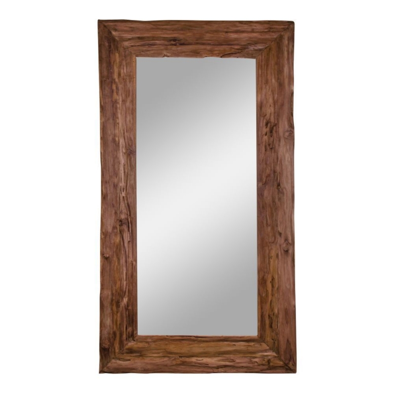 Granada Antik spejl 180x101cm med teak ramme