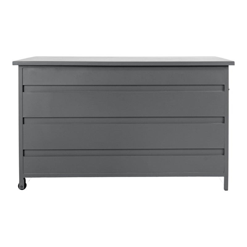 Cassis hyndeboks i aluminium 160x82x85cm 650 liter grå