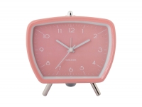 Karlsson Candy Circus Retro vækkeur 14,6x14,1x6,6cm lyserød