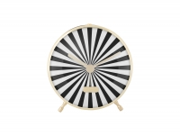 Karlsson Candy Swirl vækkeur Ø12,5cm sort og hvid