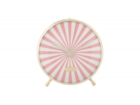 Karlsson Candy Swirl vækkeur Ø12,5cm lyserød og hvid