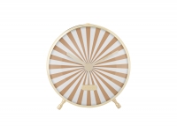 Karlsson Candy Swirl vækkeur Ø12,5cm brun og hvid