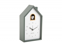 Karlsson Modern Cuckoo vægur 12x20x6cm grøn