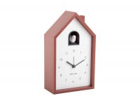 Karlsson Modern Cuckoo vægur 12x20x6cm rød